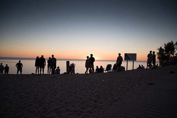 Watching the Sunset Together - Glen Arbor, MI