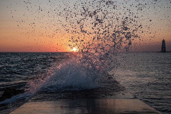 Sunset at Point Betsie